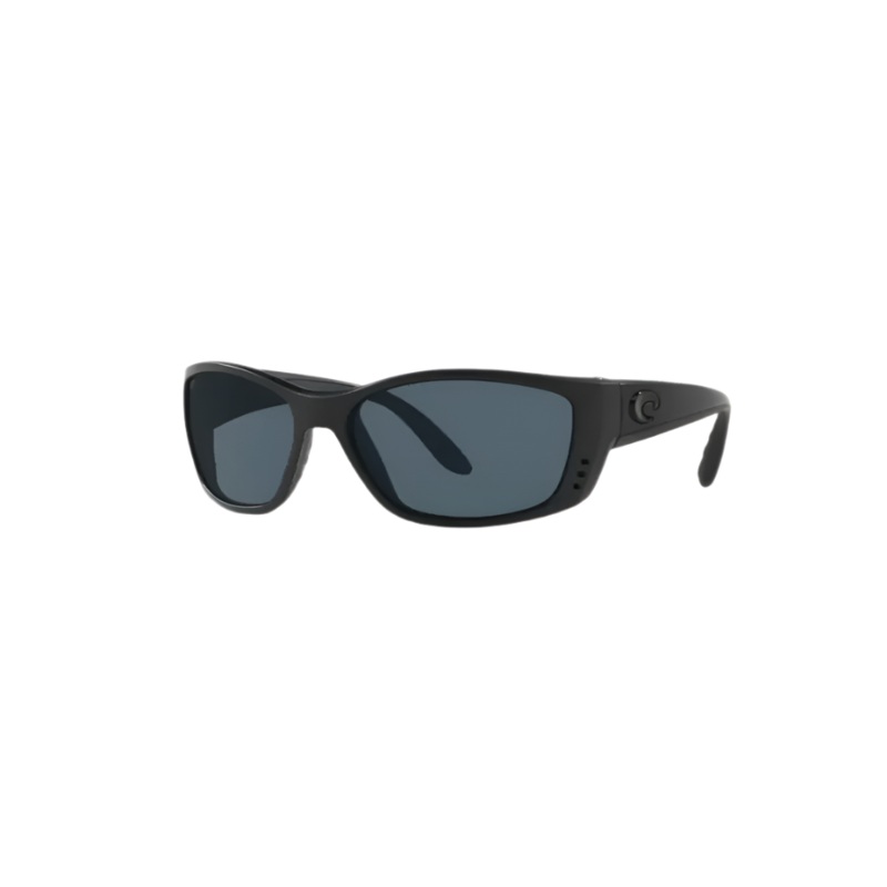 COSTA FISCH POLARIZED SUNGLASSES BLACKOUT GRAY POLYCARBONATE (580P)