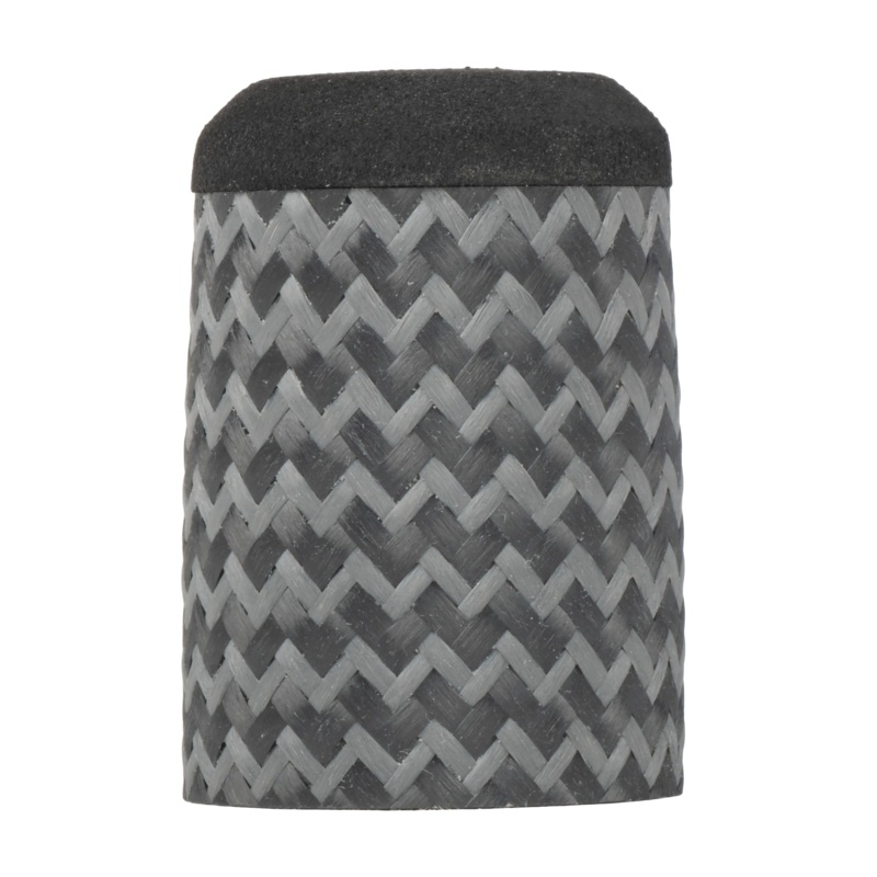 Short Carbon Fiber Thread Cover for TCH Reel Seats Black Size 17