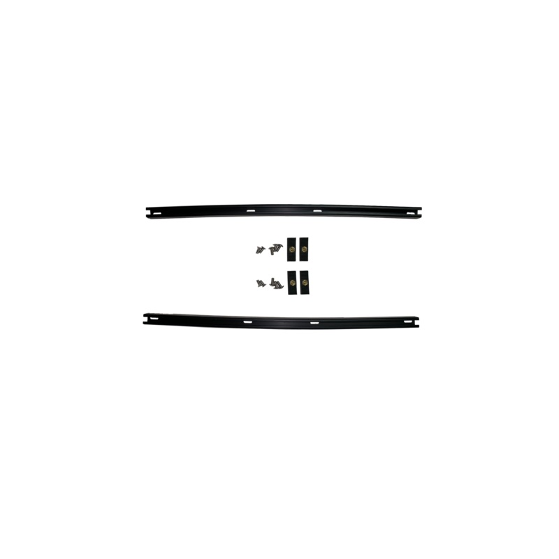 Aluminum Rail Set (2),  20″ Curved SP10, includes hardware