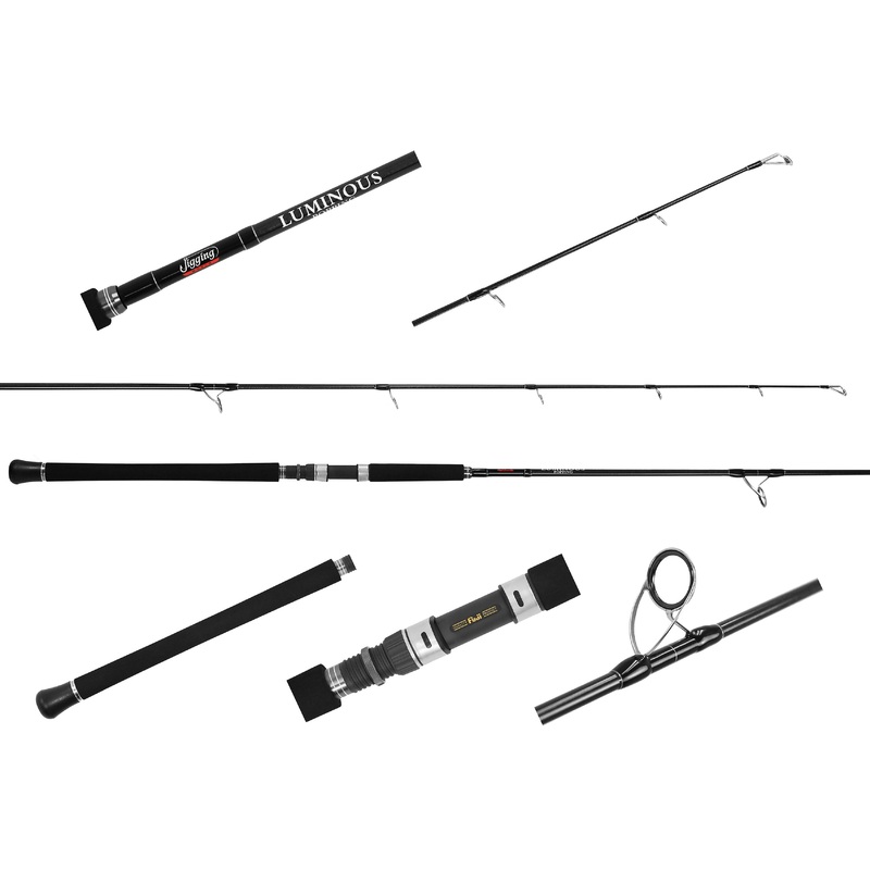 Jigging World Luminous Popping Spinning Rods JW-LUP742S-M