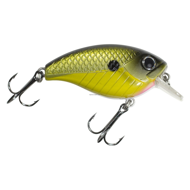 Lunkerhunt Impact Shock 2.5F – Squarebill Shock Yellow