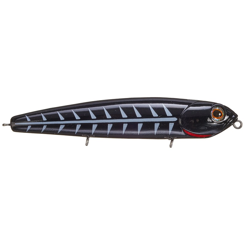 Teckel Kicknocker Pup Topwater Walking Bait Black Shore