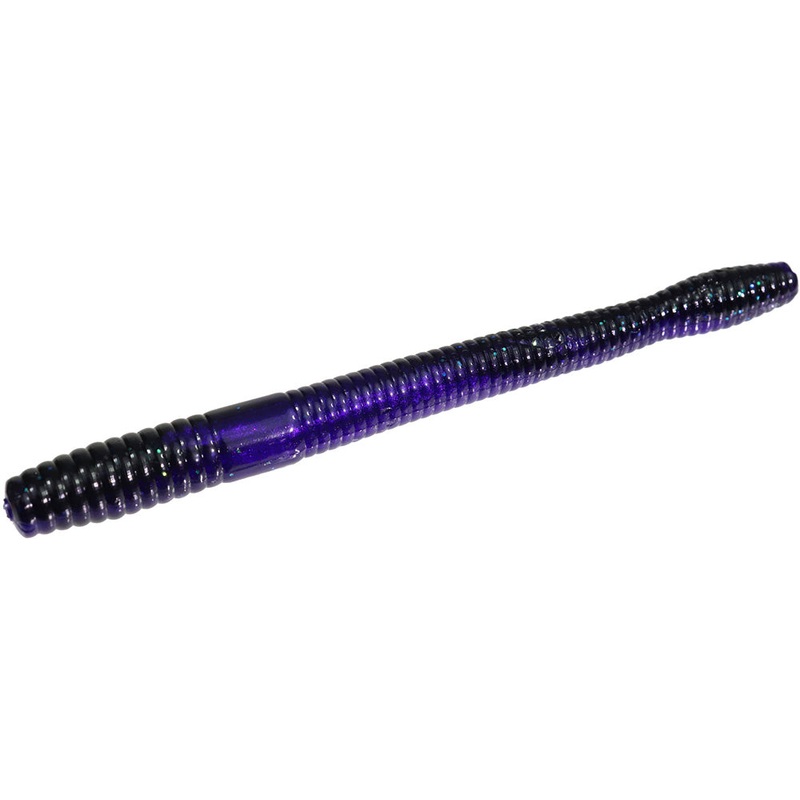 Zoom Magnum Finesse Worm – 5 Inch Black