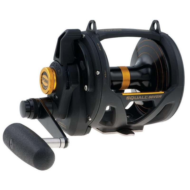 Penn Squall 2-Speed Lever Drag Reels SQL16VS
