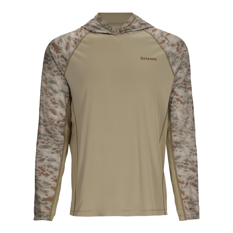 SIMMS CHALLENGER SOLAR HOODY Stone/Ghost Camo Driftwood Medium