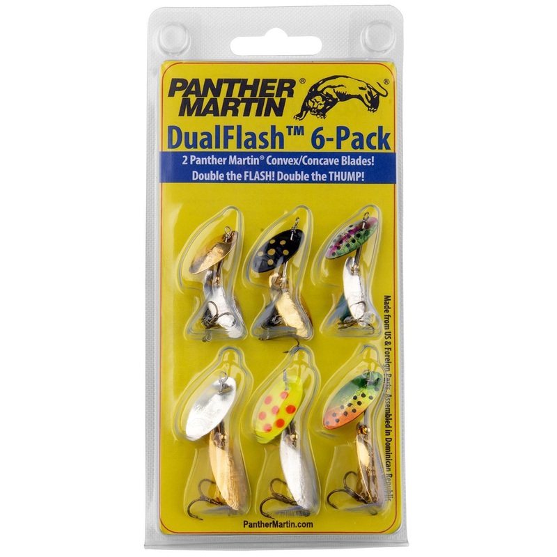 Panther Martin PMDF6 Dualflash Spinner Lure Kit Pack of 6
