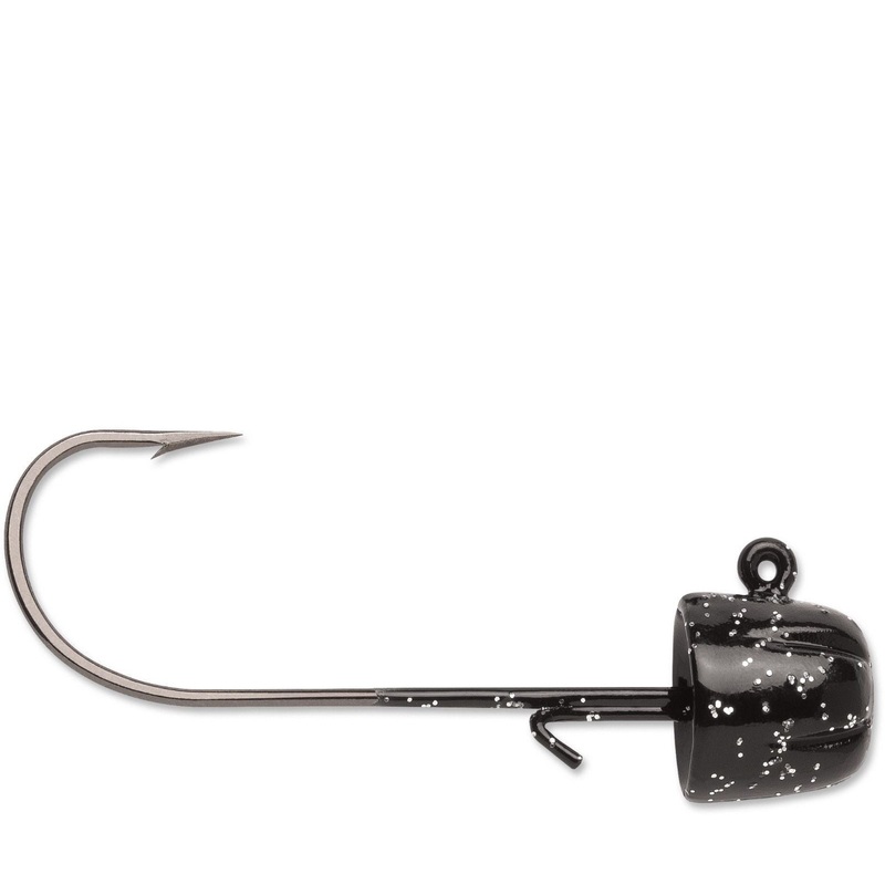 VMC Finesse Half Moon Ned Rig Jighead 4 pack Black 3/32 oz