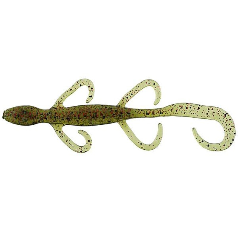 Z-Man LizardZ 6 inch Soft Plastic 6 pack Black Blue Flake
