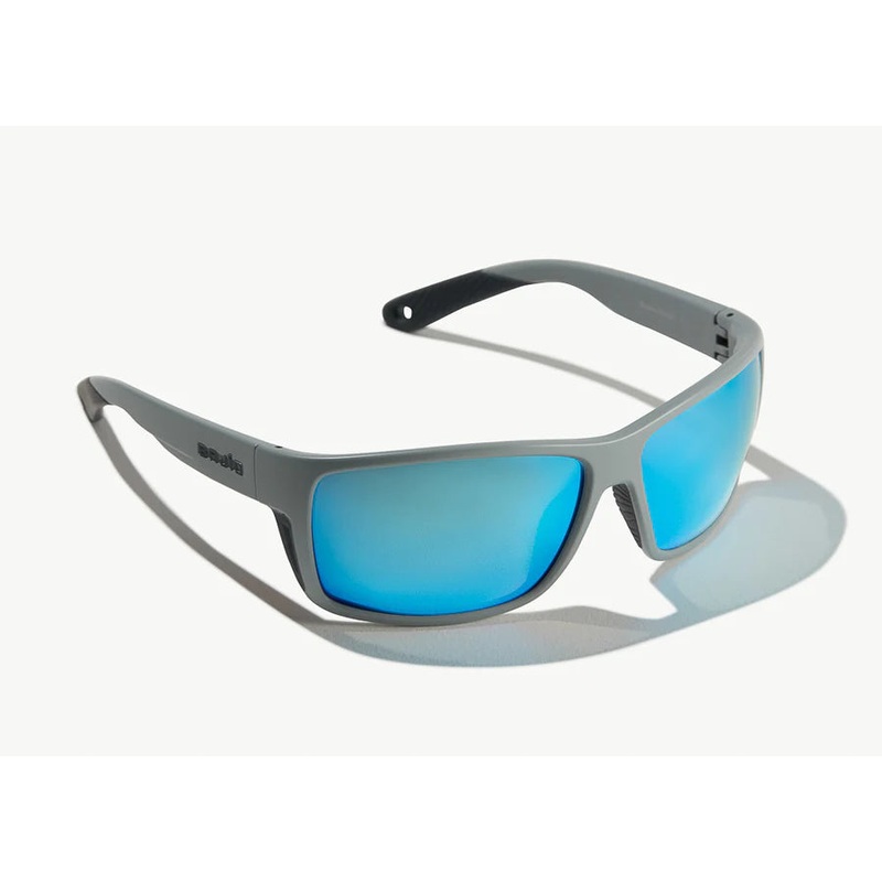 BAJIO BALES BEACH Gray Matte Blue Mirror Glass