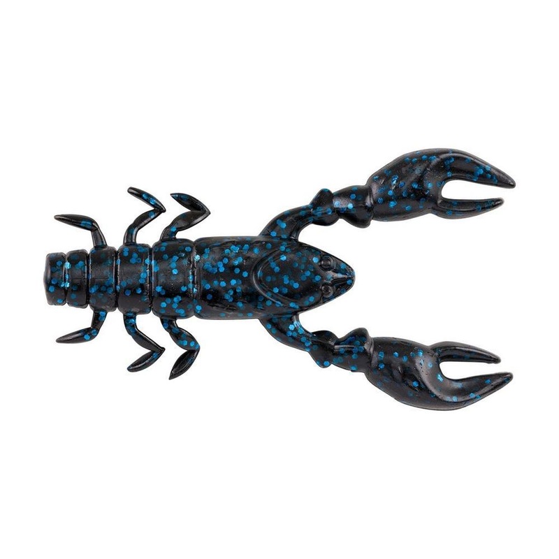 Berkley PowerBait The Champ Craws Black Blue Fleck