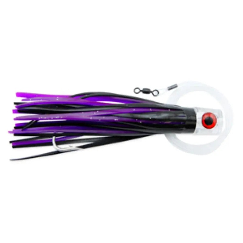 C&H LURES LIL STUBBY MONO RIGGED BLACK / PURPLE