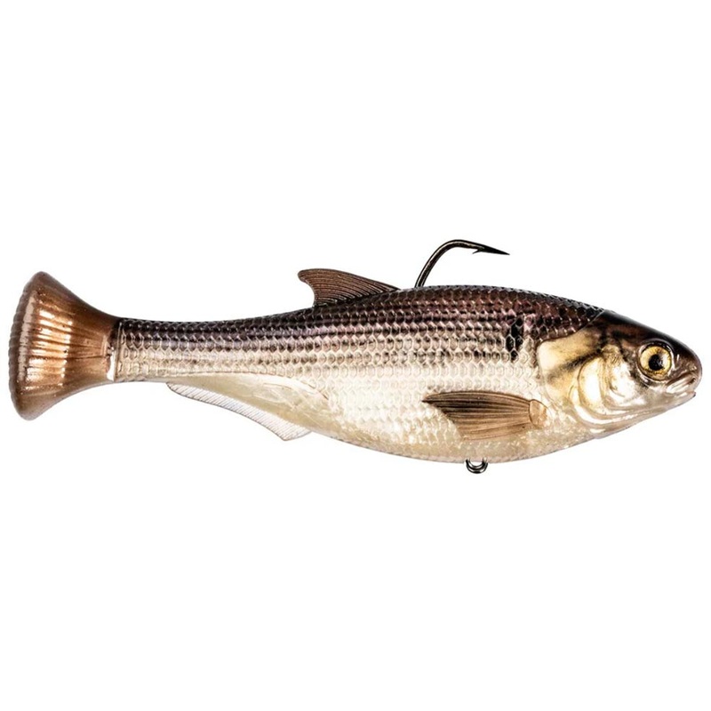 Z-Man Shadtron Line Through Slow Sinking Swimbait – 6 Inch Blueback Herring 6 inch – 1 3/4 oz