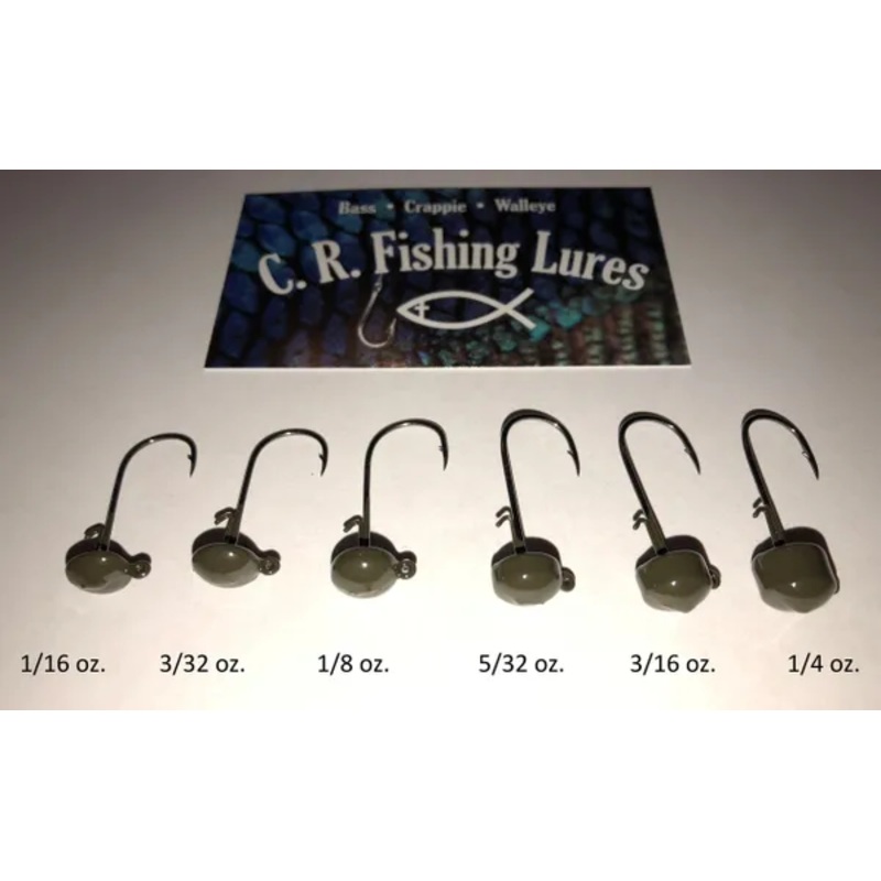 C.R. TUNGSTEN PORTOBELLO JIG Black 1/6 oz