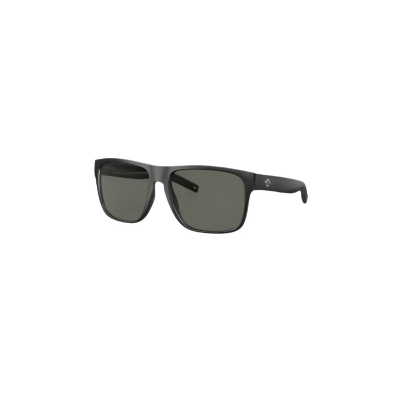 COSTA SPEARO XL POLARIZED SUNGLASSES MATTE BLACK GREEN MIRROR GLASS (580G)