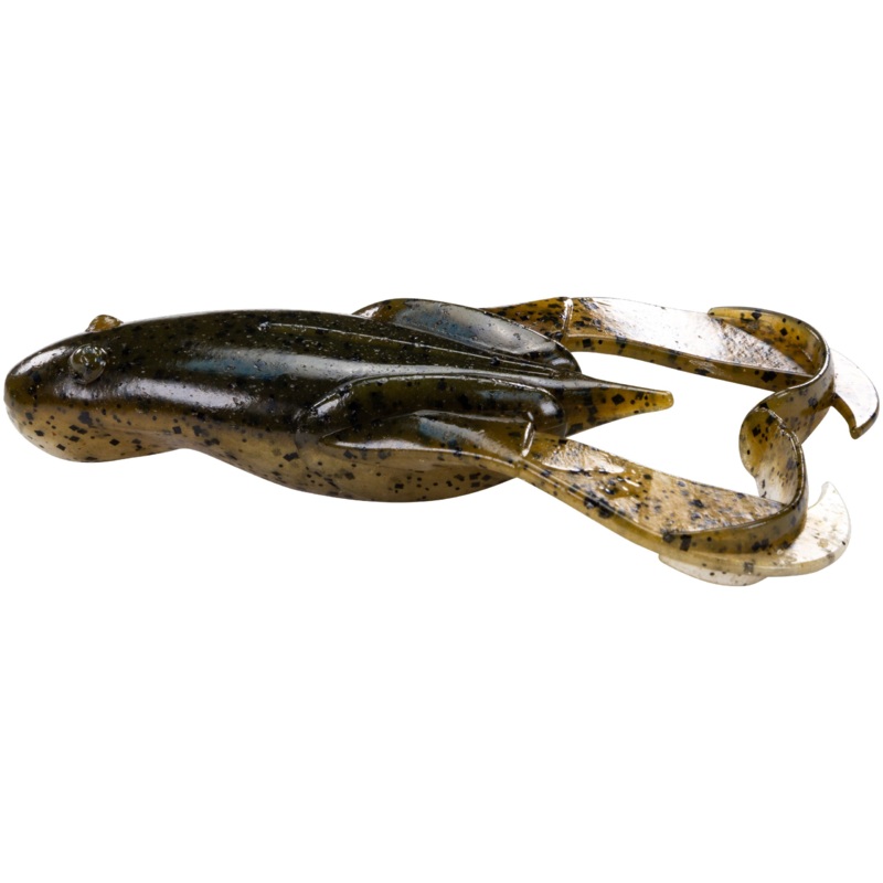 KEITECH NOISY FLAPPER 3.5″ Green Pumpkin Frog
