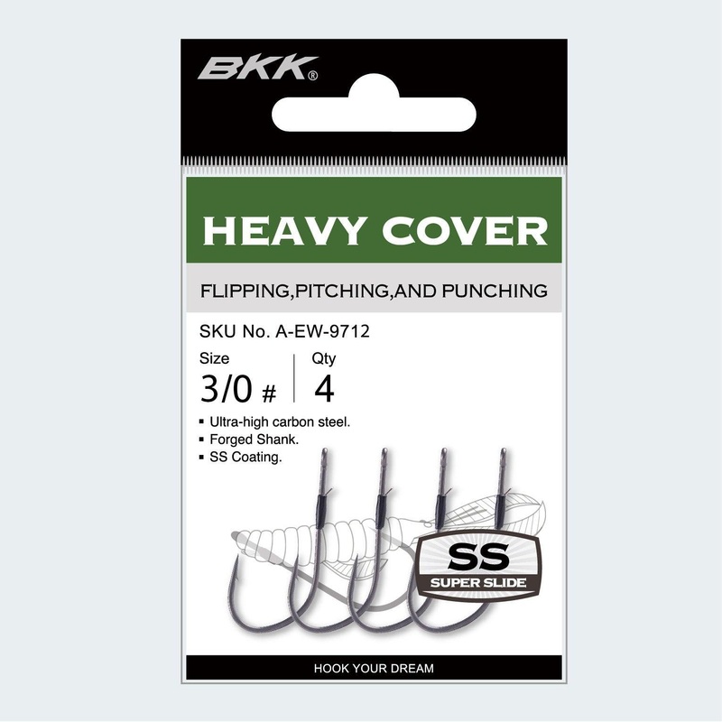 BKK Heavy Cover Flipping Hook 3/0 4pk