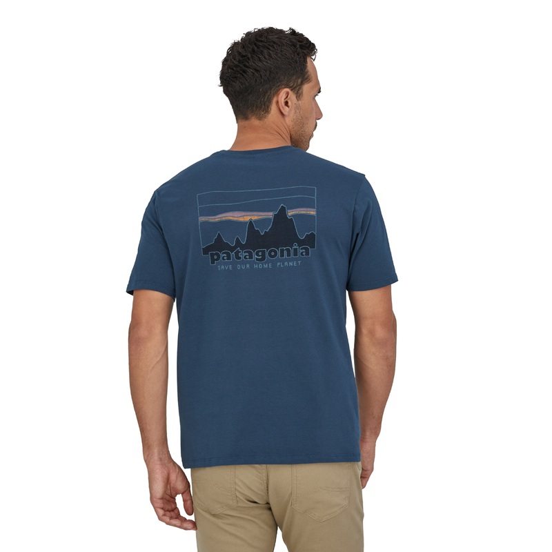 Patagonia M’s ’73 Skyline Organic T-Shirt Tidepool Blue / TIDB XS