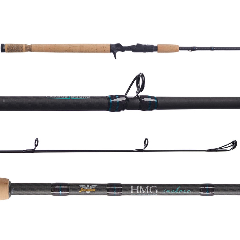 Fenwick HMG HMGIN70H-FC Inshore Casting 7′, 1pc, H, Fast, 9 Guides