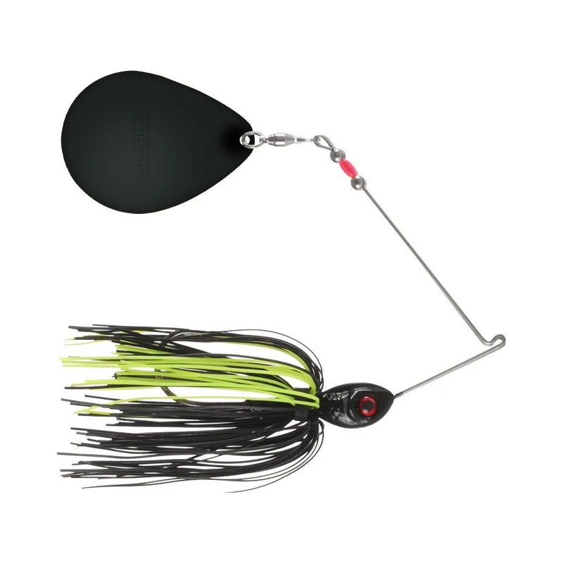Booyah Moon Talker Spinnerbaits 1/2 oz Black red colorado