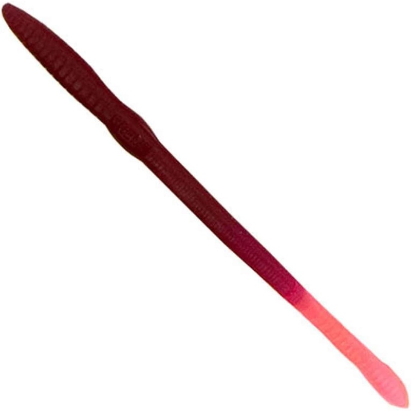Creme Scoundrel Soft Plastic Worm, 6″, Un-Rigged Purple Glow