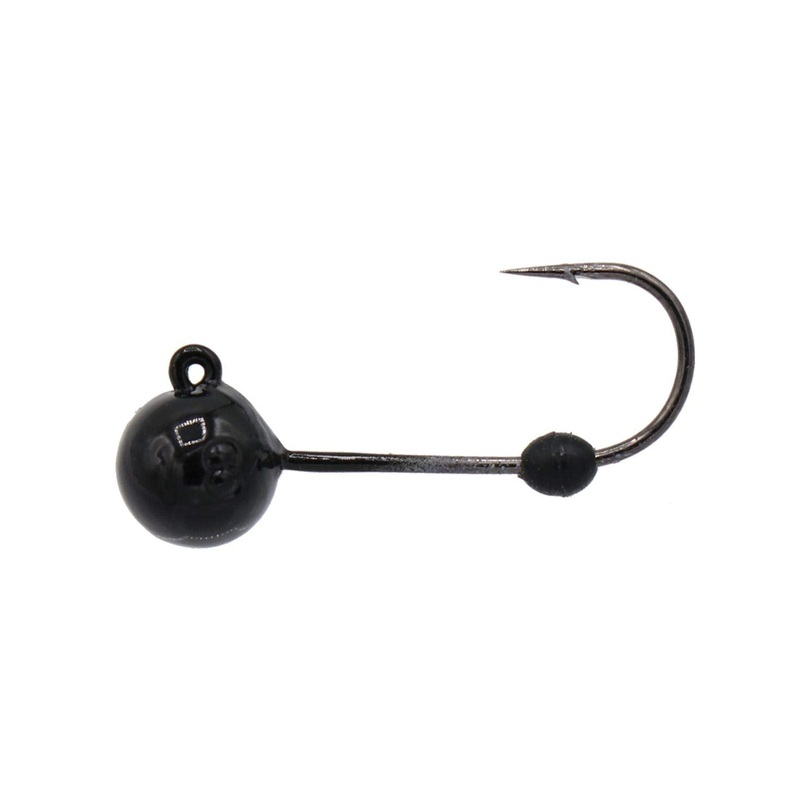 Eurotackle Micro Finesse Premium Tungsten Jig Heads Black 1/16oz