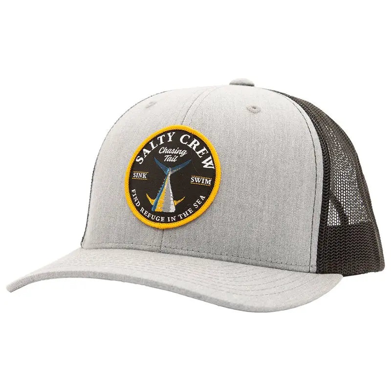 SALTY CREW BOTTOM DWELLER RETRO TRUCKER HAT BLACK