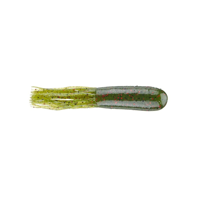 Secret Lures Big Dummy Stupid Tube 4.5″ – 6pk Black Neon