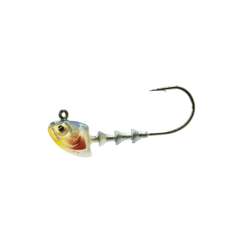 6th Sense Finesse Swimbait Jig Head 1/8oz – 1/0 – 3pk Baby Shad