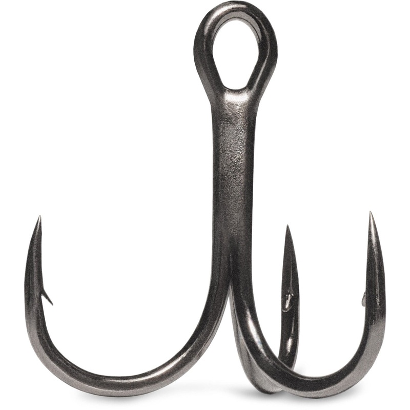 VMC 7547 Hybrid Treble Hook 1X Black Nickel 4 pack 6