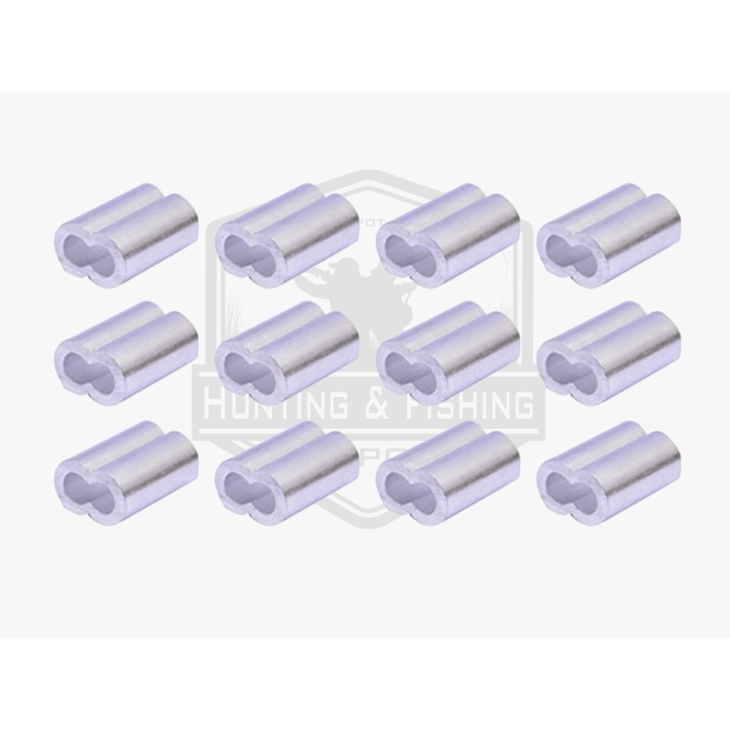 Aluminum Cable Crimps 12-pack