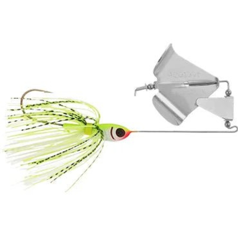 Booyah Buzz 3/8oz White/Chart Shad