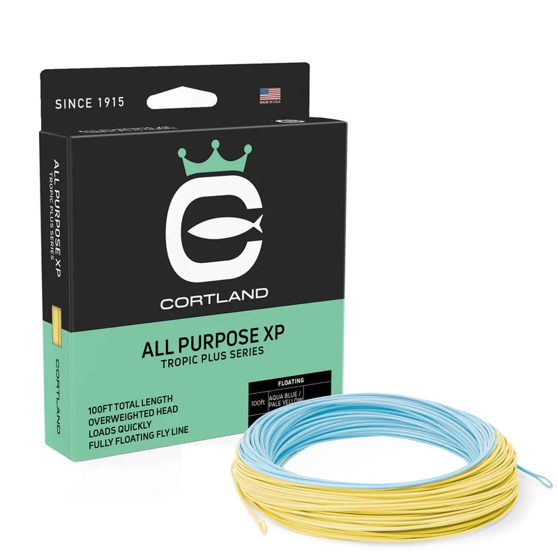 Cortland All Purpose XP WF7F Aqua Blue / Pale Yellow
