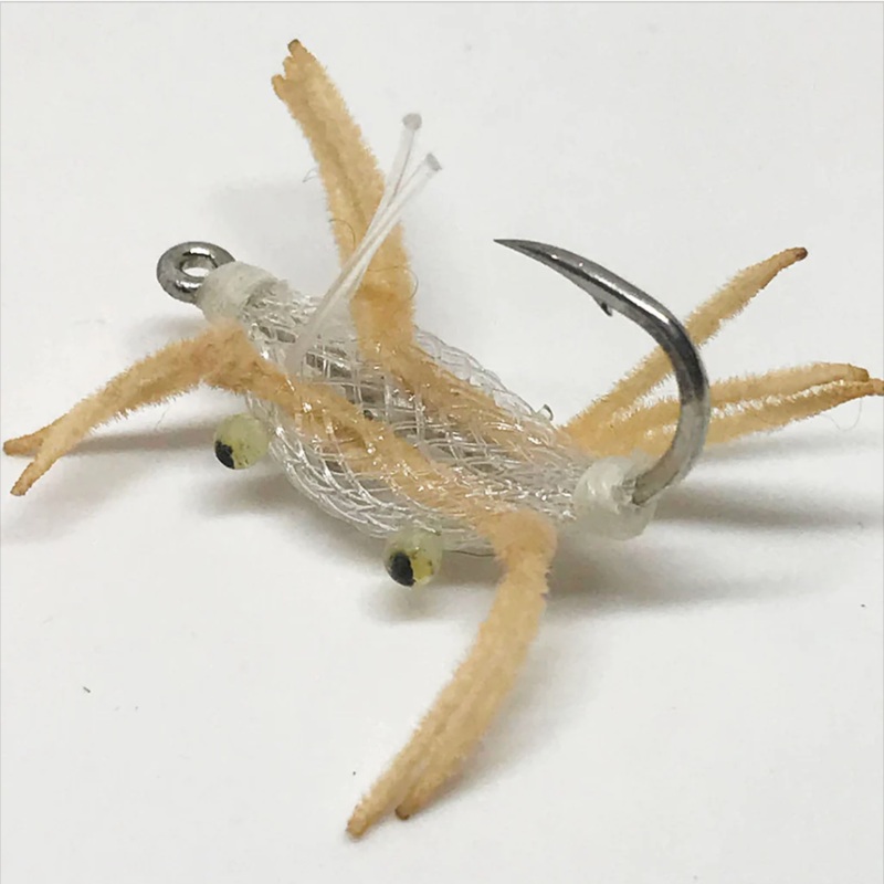 Fly Men Alphlexo Crab Clear w/ Hotspot #2