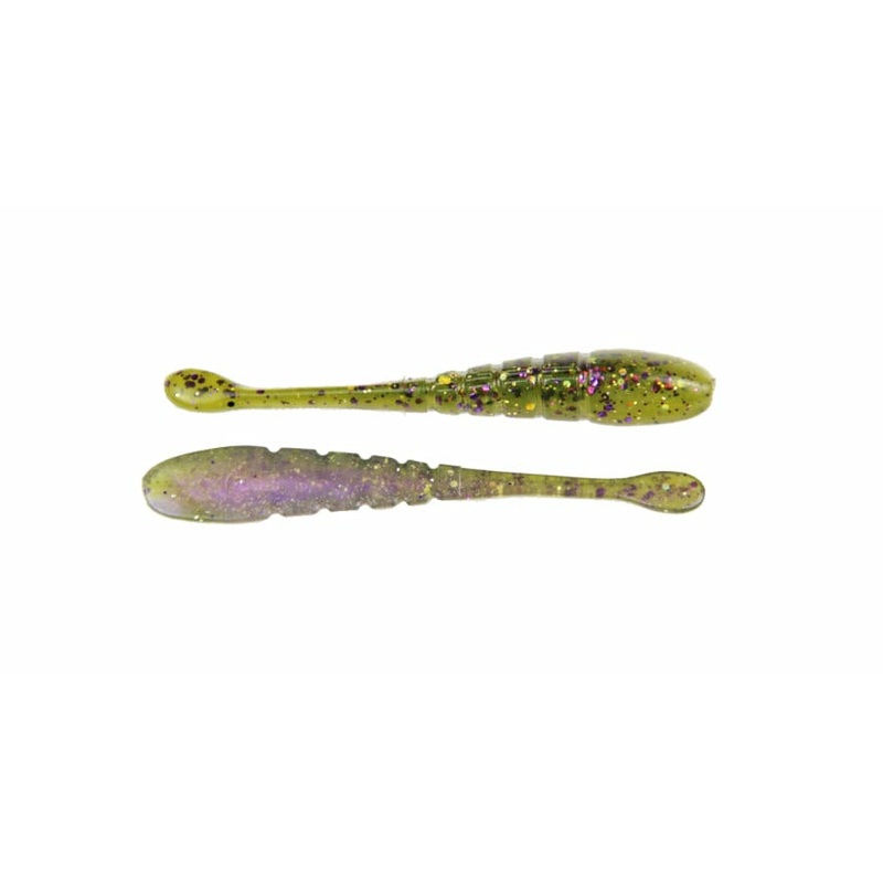 X ZONE LURES PRO SERIES FINESSE SLAMMER Bass Candy 3.25″