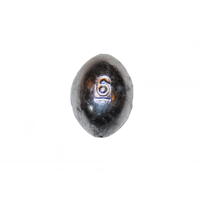 6oz Egg Sinker (Large 3/16′ Hole) 1