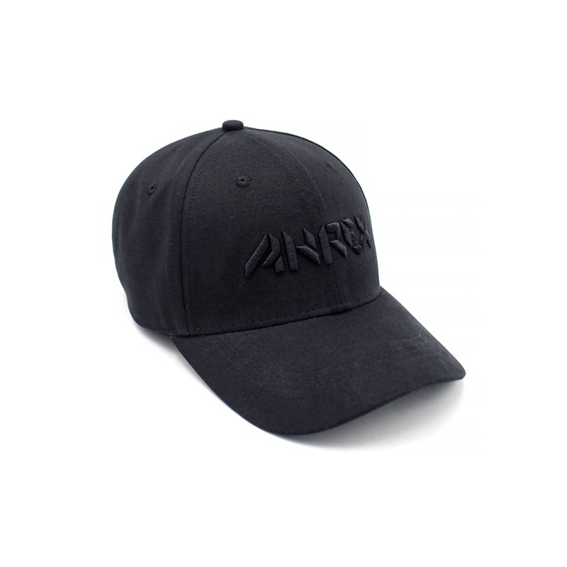 Ahrex Bold Script Cap Black on Black