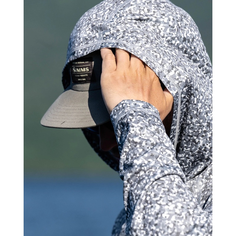 Simms M’s Challenger Solar Hoody – New for 2025 Pebble Steel S