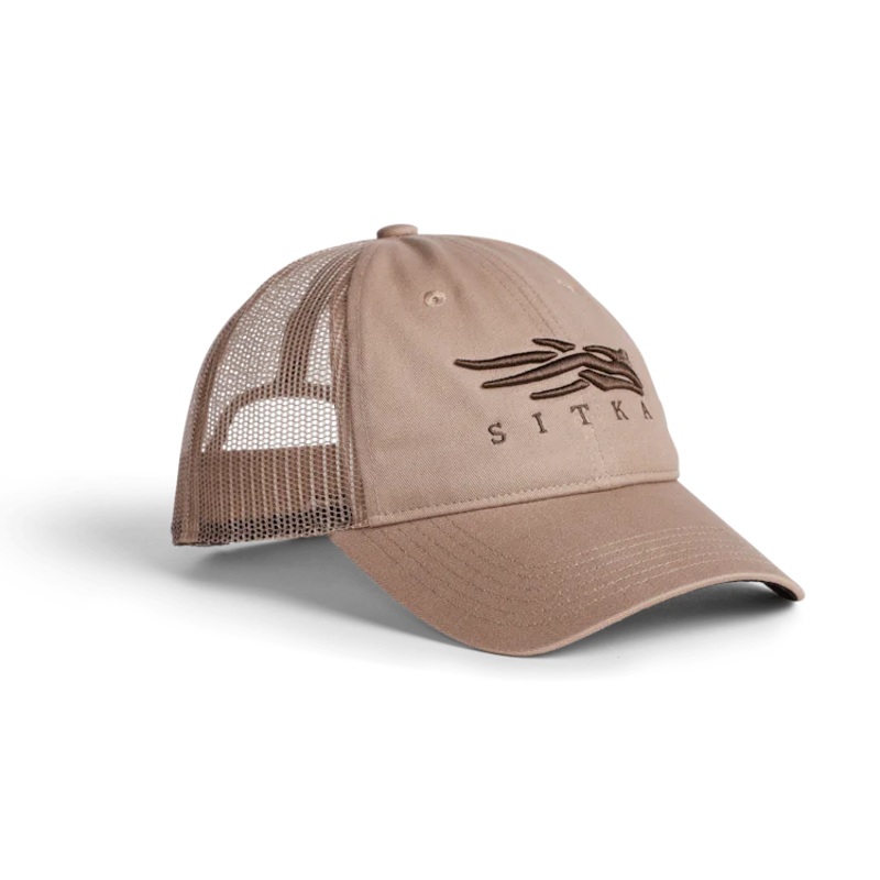 Sitka Icon Lo Pro Trucker Hat Sandstone One Size