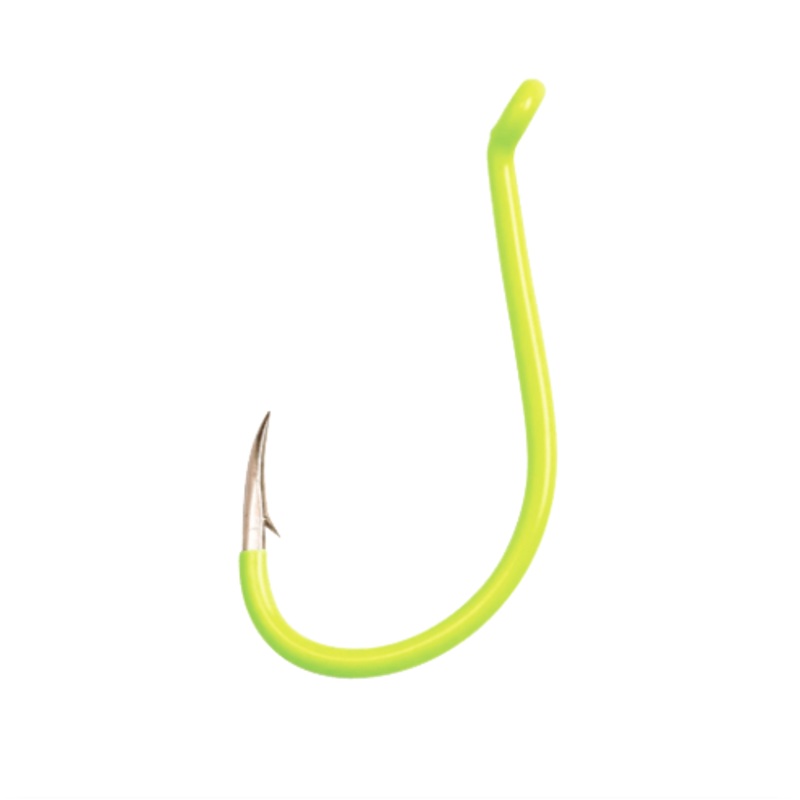 EAGLE CLAW LAZER OCTOPUS HOOK 25PK – CHARTREUSE SIZE 8