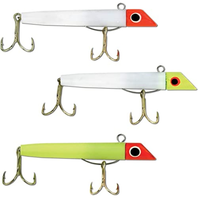 GOT-CHA 100 Series Plug 3″, 1 oz, Sz 2 & 4 Hook, 3 per Pack