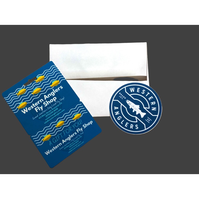 Western Anglers – Physical Gift card $10.00