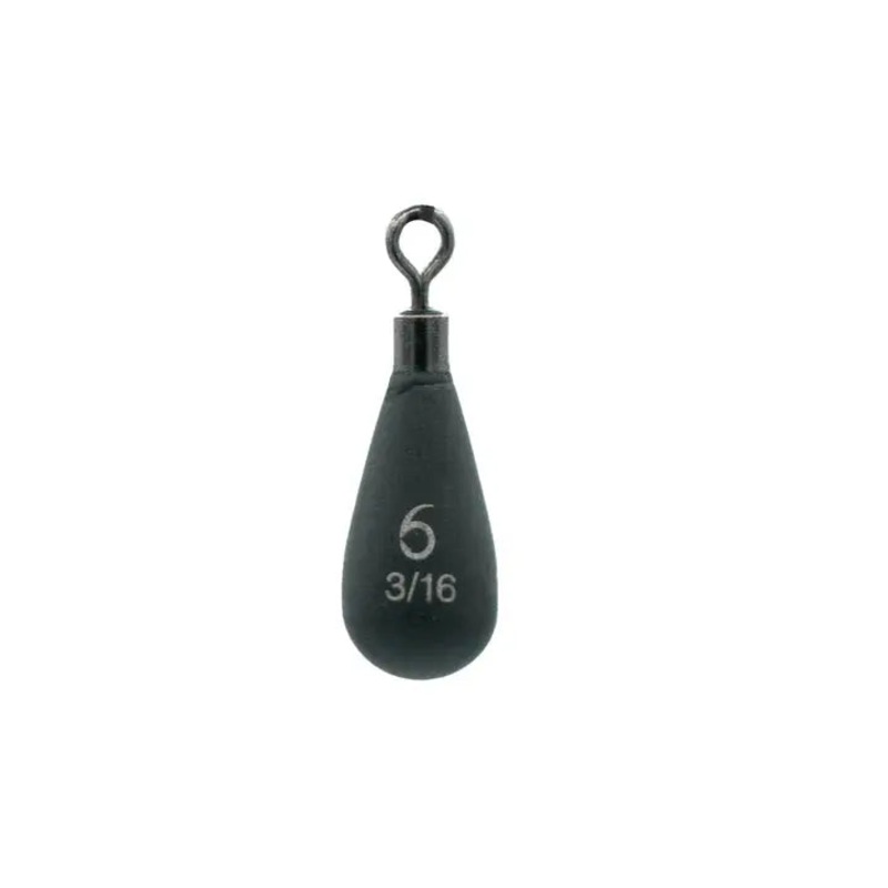6th Sense Casting Tear Drop Shot Weight – Tungsten 1/4 oz