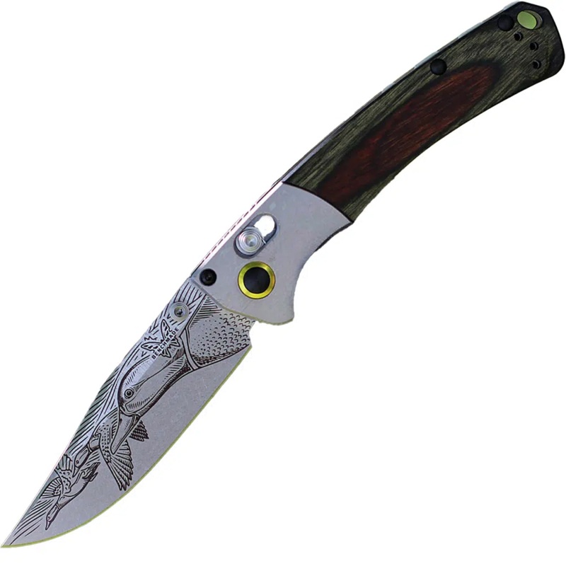 Benchmade Mini Crooked River LE Artist Edition | 15085-2203 15085-2203 | Mallard
