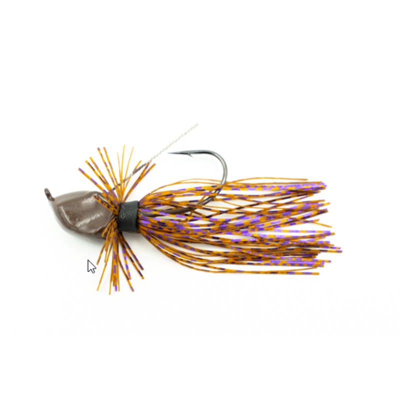 Valor Baits Legend Finesse Jig (2 Pk) 5/16 oz BROWN PURPLE FLASH