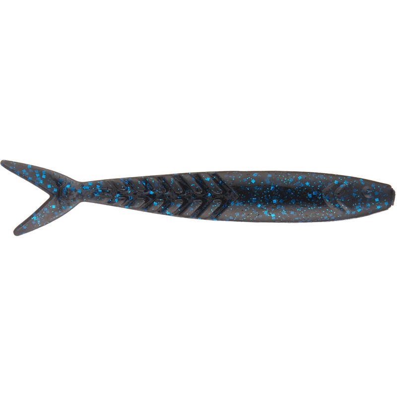 Zoom Shimmer Shad – 4 Inch Black/Blue