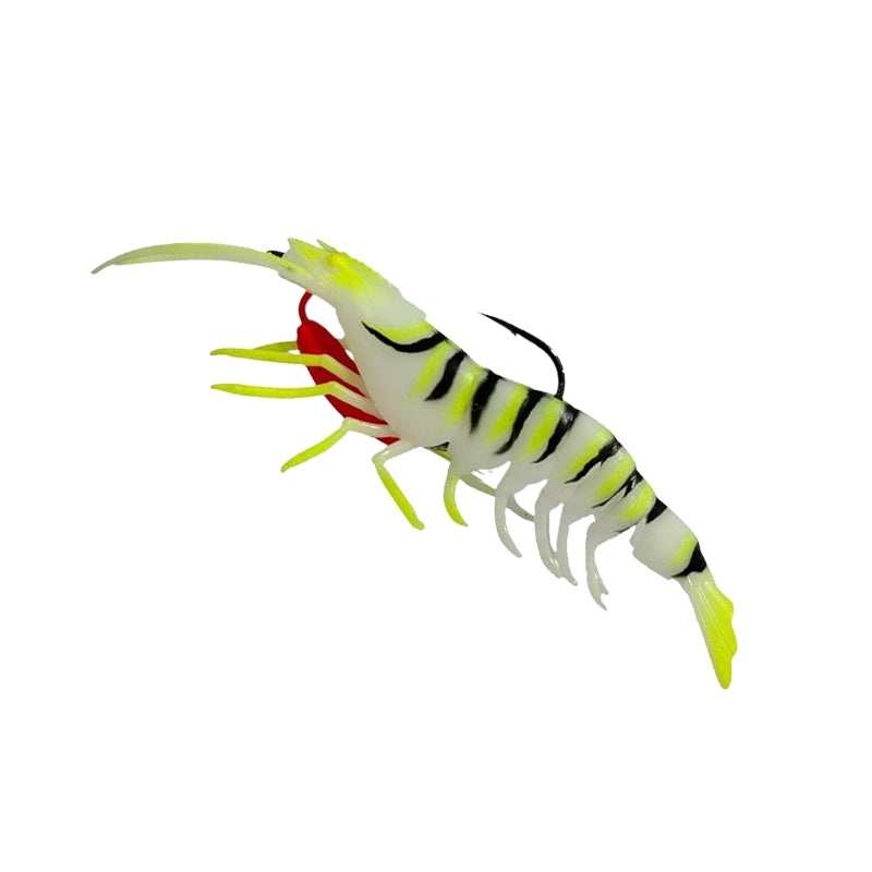 ATTOM Mega Prawns Shrimp | 125mm | 27g Fluro White