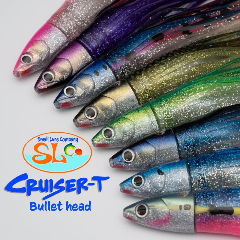 Small Lure Company Cruiser-T Bullet Trolling Lures 8″ Ballyhoo
