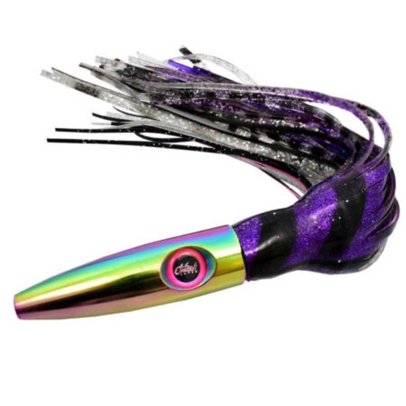 MAGBAY LURES PLOMERO W/ QUICKSKIRT BLACK