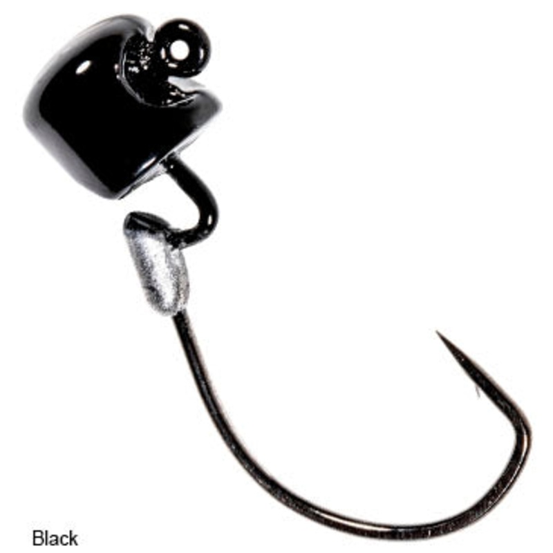 ZMAN TT LURES NEDLOCKZ EWG JIGHEADS BLACK 1/15 OZ