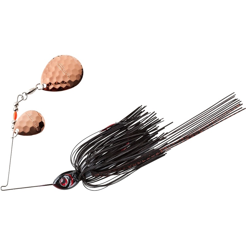 Booyah Tux & Tails Spinnerbait Black Copper 1/2oz